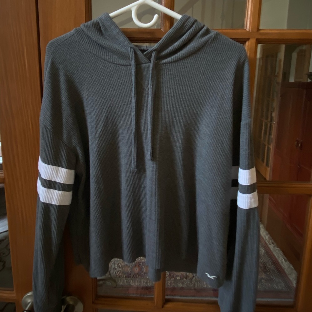 Women’s Hollister Arm Stripe Cropped Hoodie